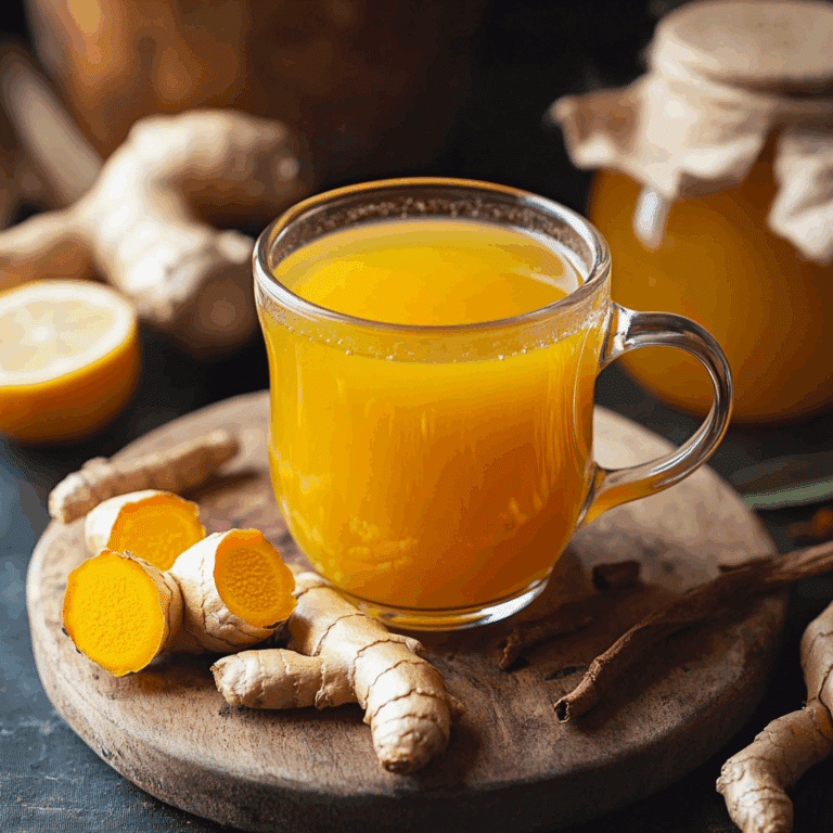 Cozy Ginger-Turmeric Herbal Tea Recipe
