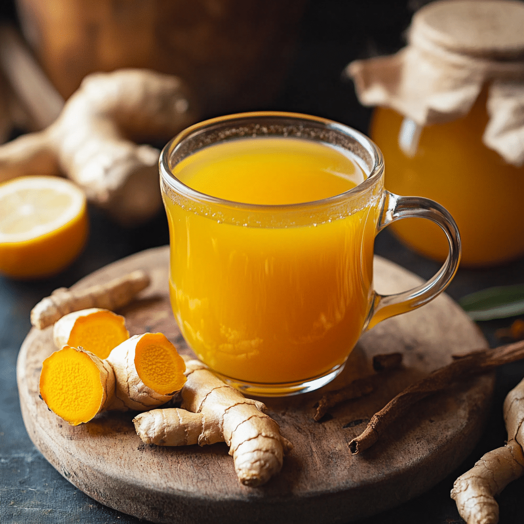 Cozy Ginger-Turmeric Herbal Tea Recipe