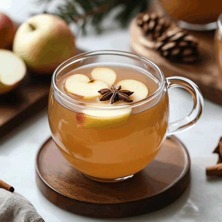 Cozy Korean Apple Ginger Tea Recipe