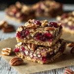 Cranberry Pecan Cookie Bars