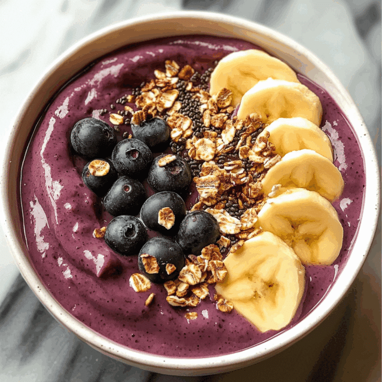 Creamy Acai Smoothie Bowl