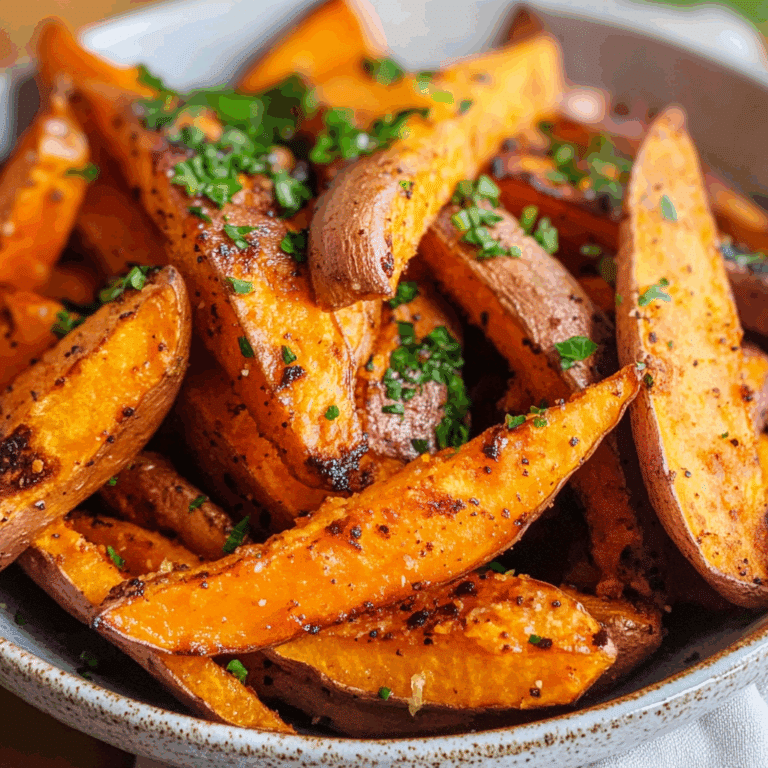 Crispy Air Fryer Sweet Potato Wedges