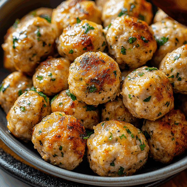 Easy Baked Chicken Meatballs Recipe
