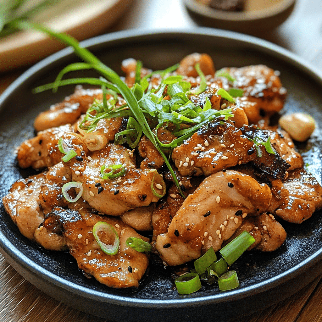 Easy Chicken Bulgogi