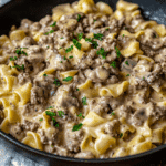 Easy Ground Beef Stroganoff Recipe