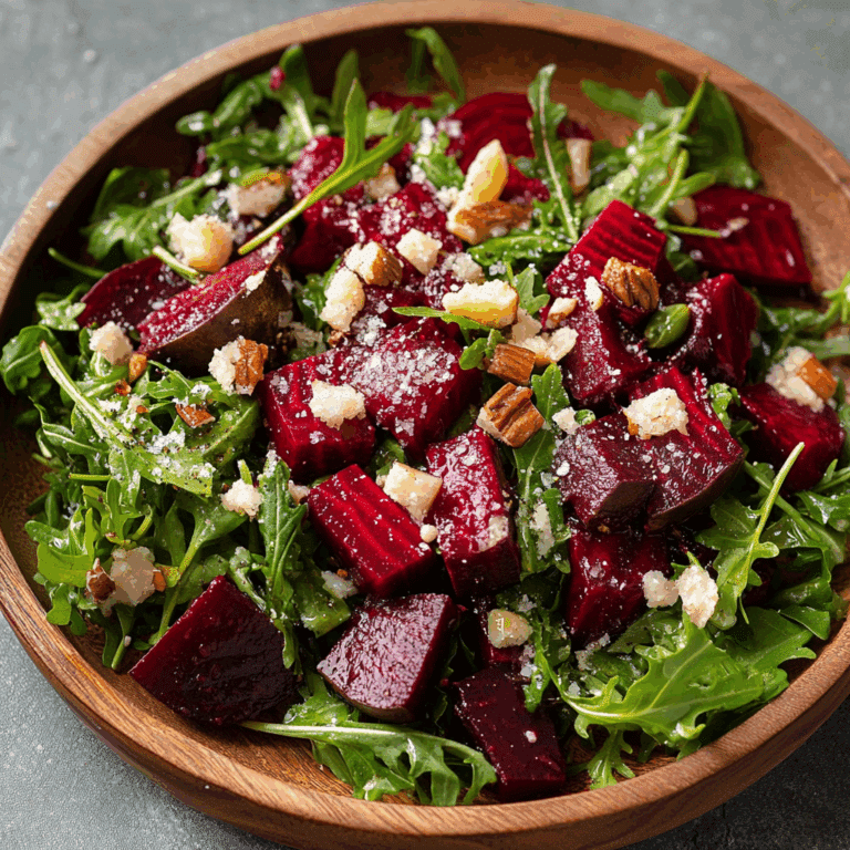 Flavorful Beet and Arugula Salad Recipe