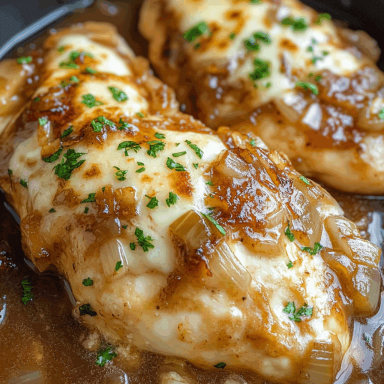 French Onion Chicken Recipe