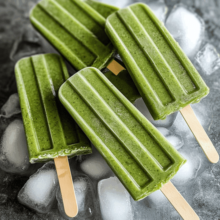 Green Smoothie Popsicles