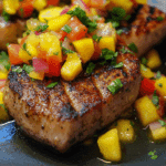 Grilled Tuna Steaks with Mango Salsa