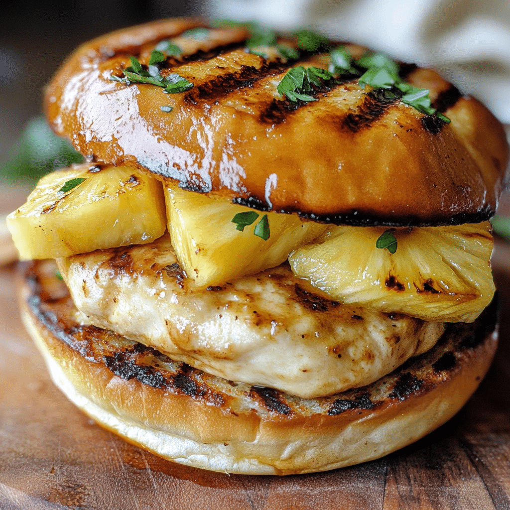Hawaiian Chicken Sandwich