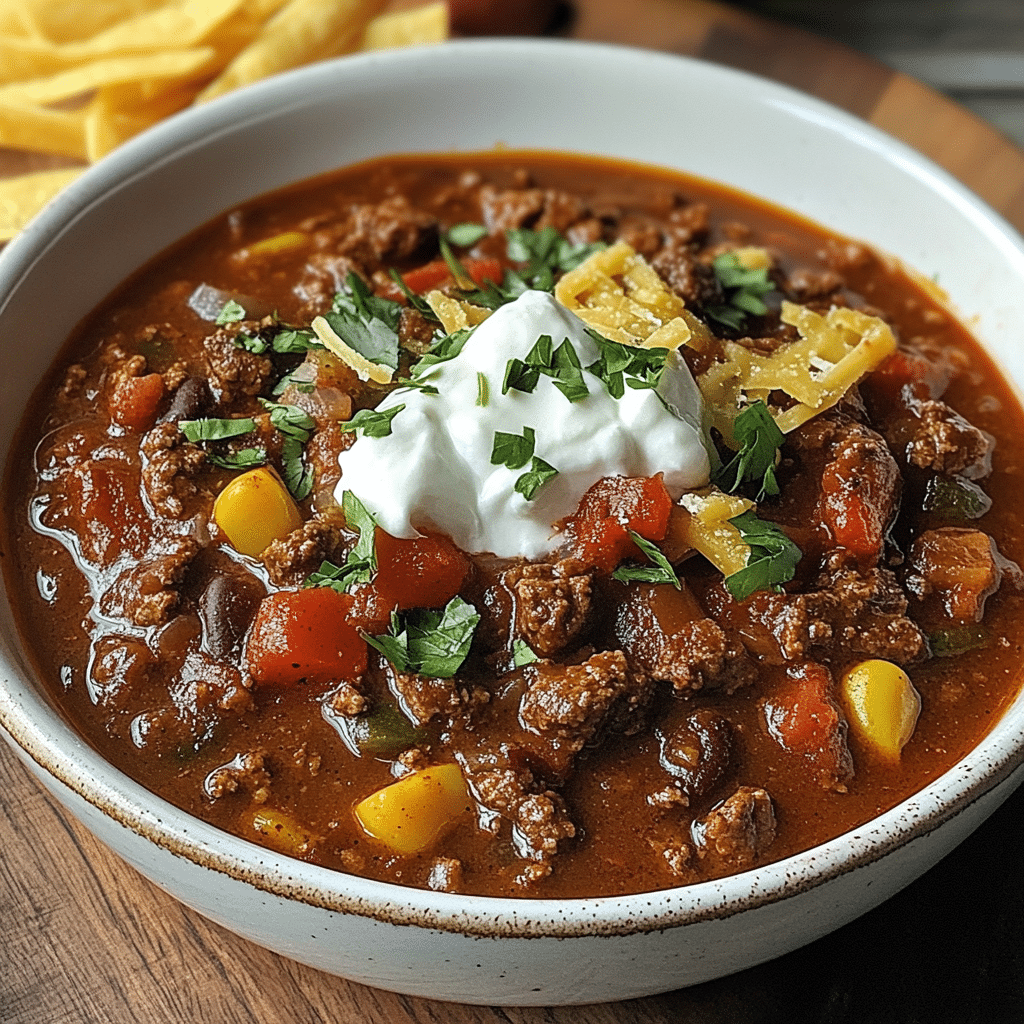 Hearty Instant Pot Beef Chili Recipe