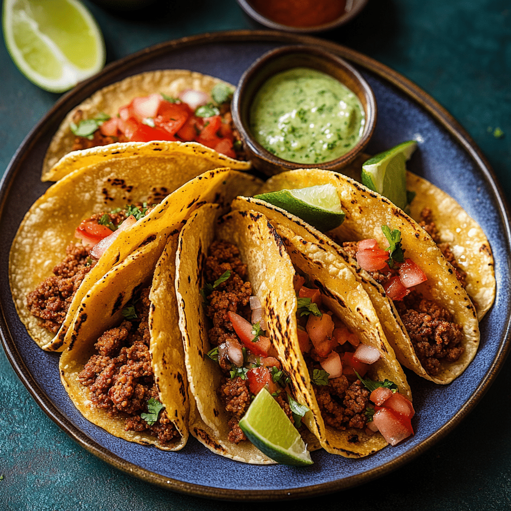 Homemade Crispy Ground Beef Tacos