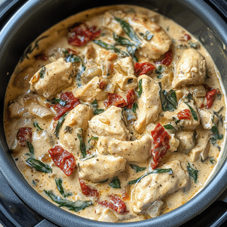 Instant Pot Creamy Tuscan Chicken Delight
