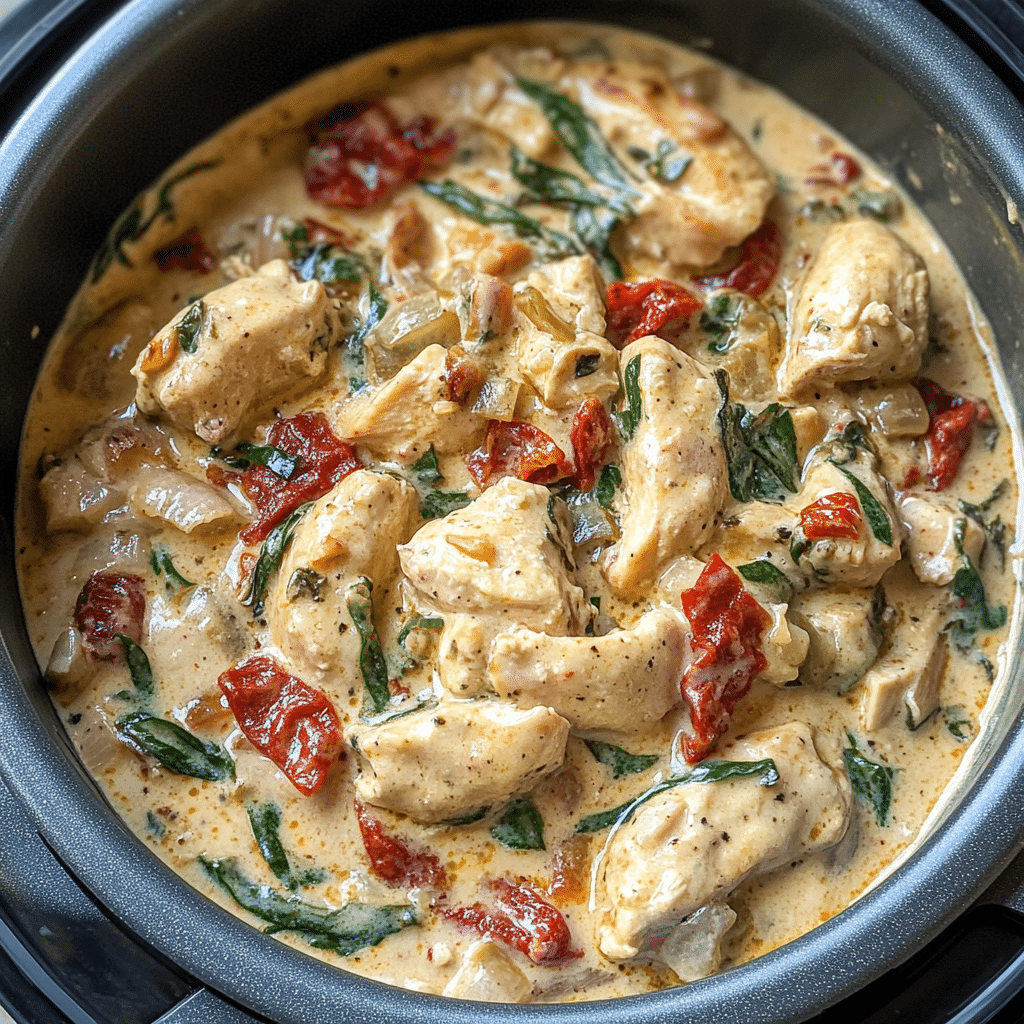 Instant Pot Creamy Tuscan Chicken Delight