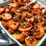 Maple Pecan Roasted Sweet Potatoes