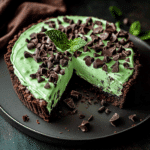 No-Bake Mint Chocolate Pie