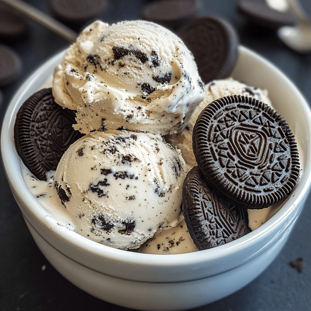 No Churn Oreo Ice Cream
