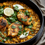 One Pot Chicken and Lentils