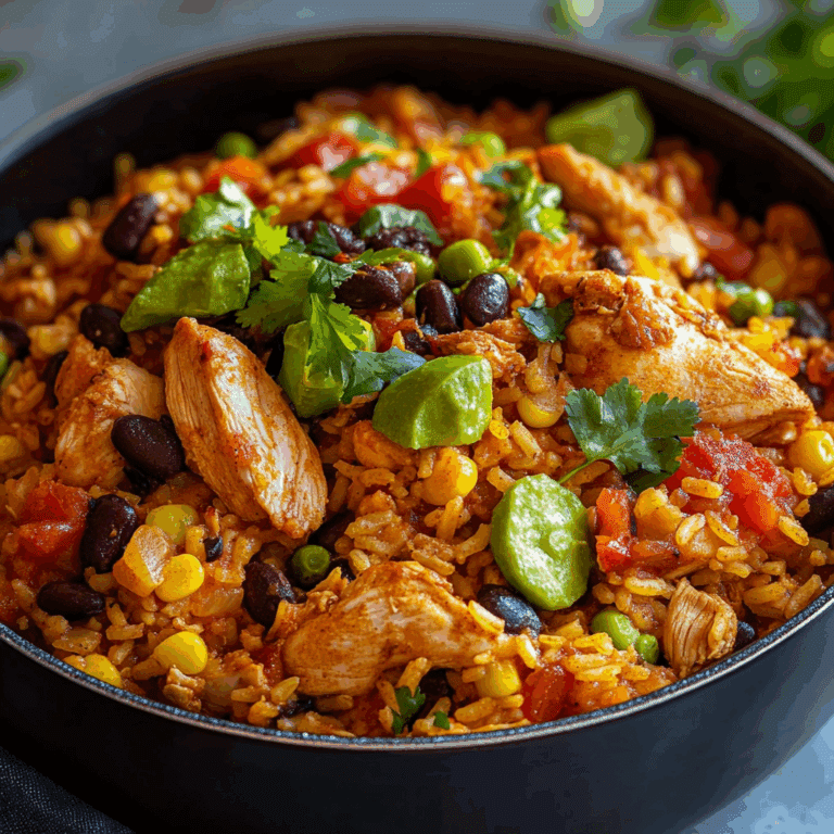One Pot Mexican Chicken and Rice