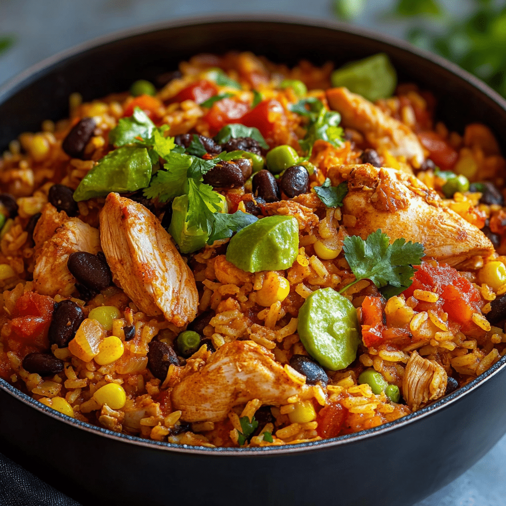 One Pot Mexican Chicken and Rice