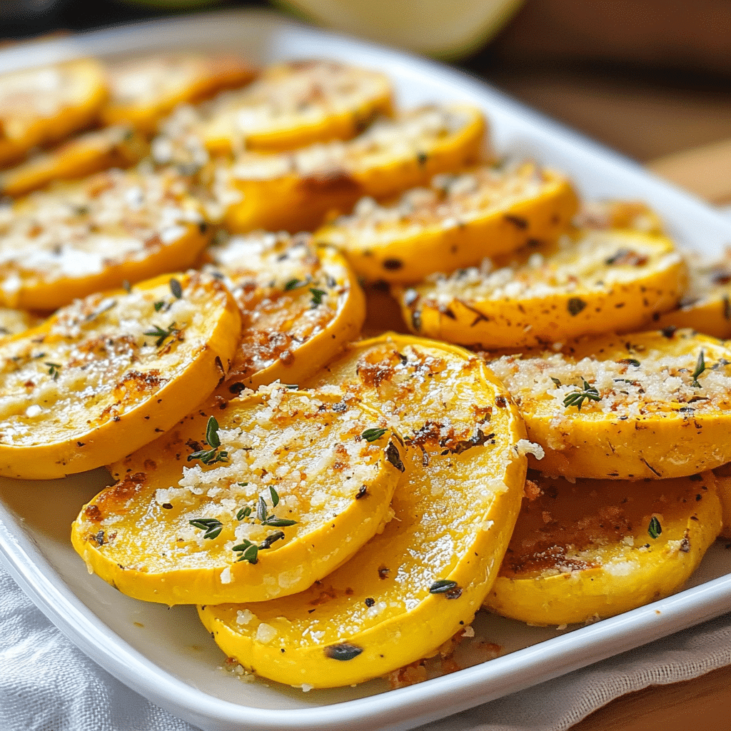 Parmesan Baked Yellow Squash
