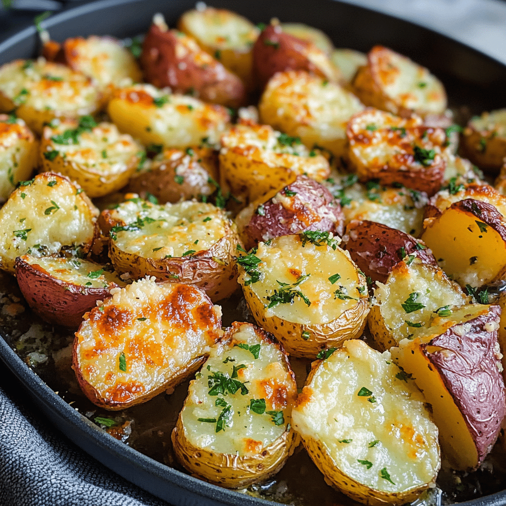 Parmesan Potatoes with Garlic & Herbs