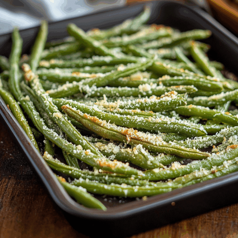 Parmesan Roasted Green Beans