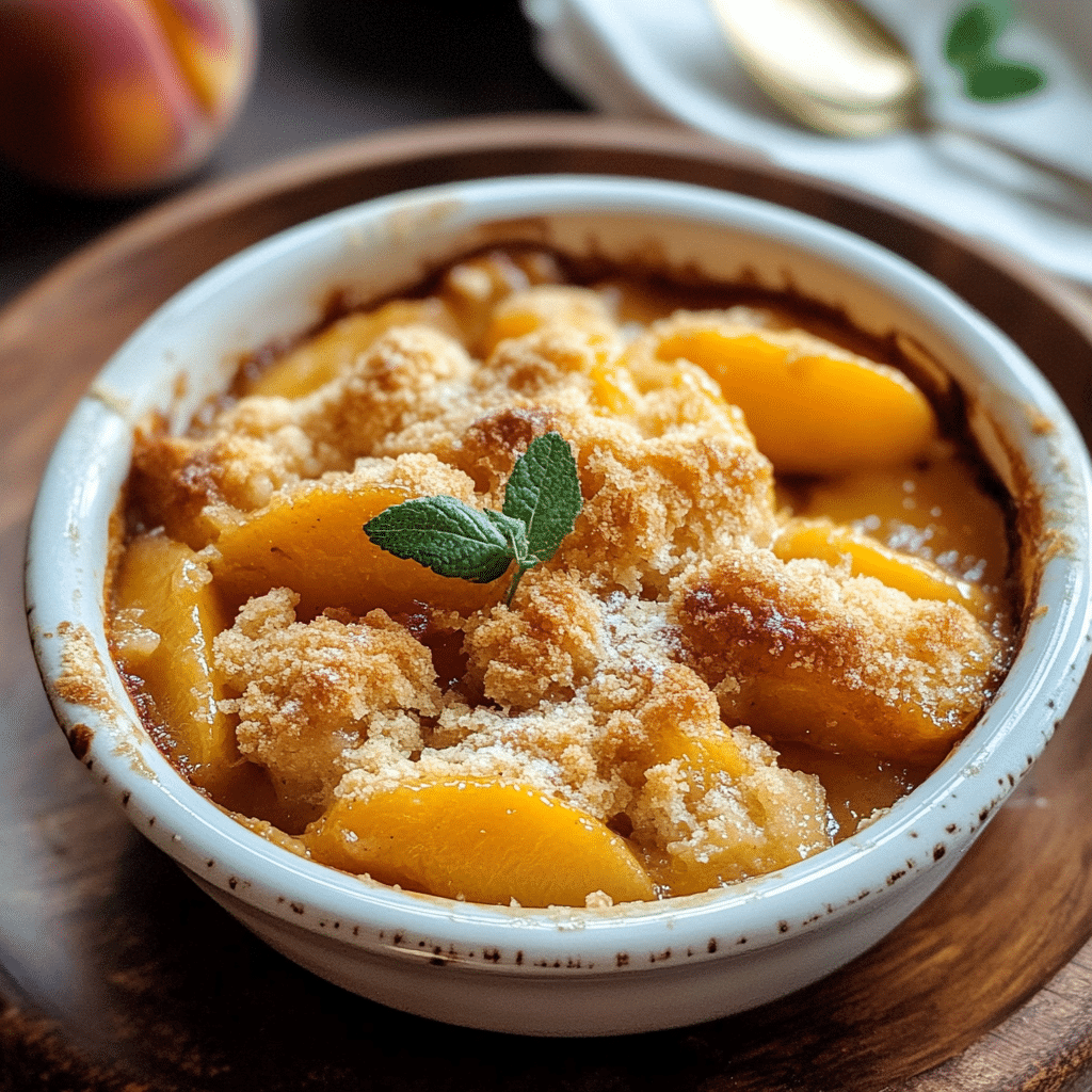 Peach Cobbler