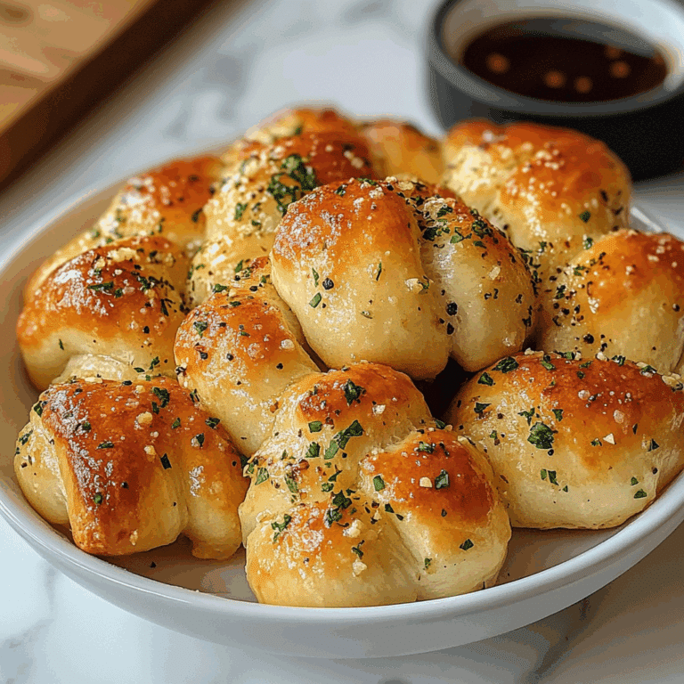 Quick Air Fryer Garlic Knots Recipe