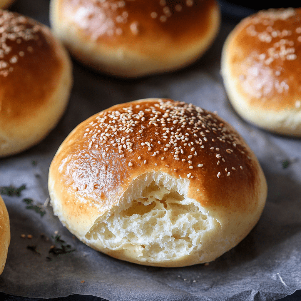Quick Cottage Cheese Buns