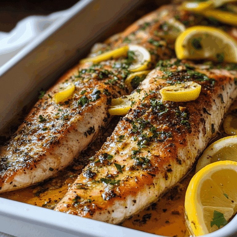 Quick & Easy Oven Baked Trout Recipe