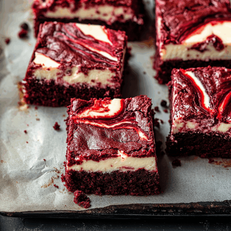 Red Velvet Cheesecake Brownies