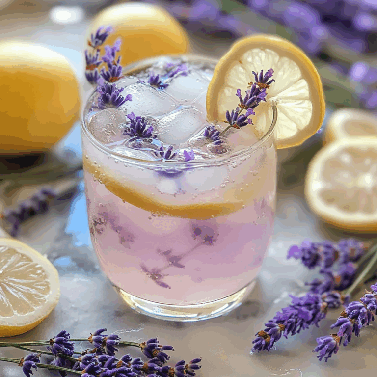 Refreshing Lavender Coconut Lemonade Recipe
