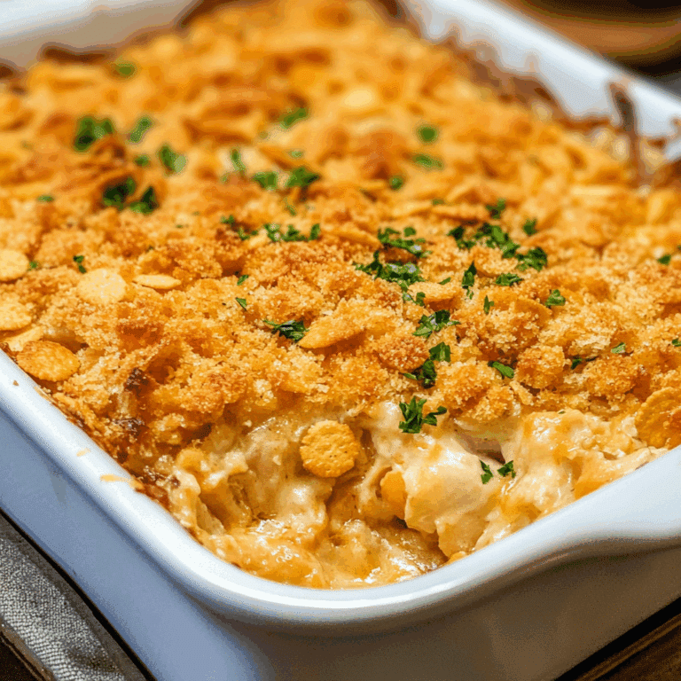 Ritz Cracker Chicken Casserole Recipe
