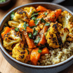 Roasted Veggie Glow Bowls
