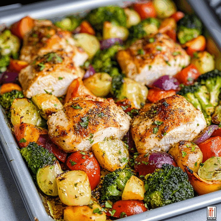 Sheet Pan Chicken & Veggies