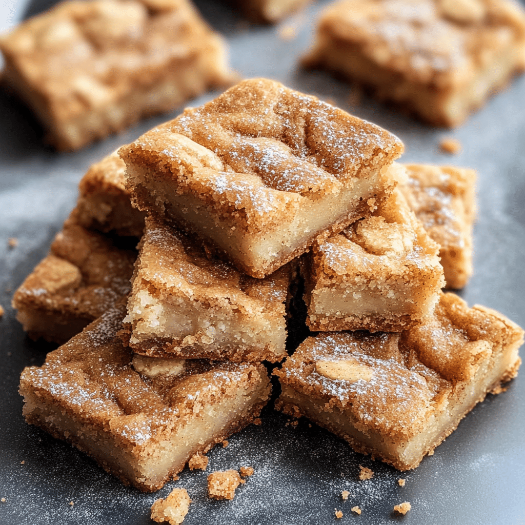 Snickerdoodle Blondies