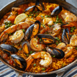 Spanish Paella with Chicken & Seafood