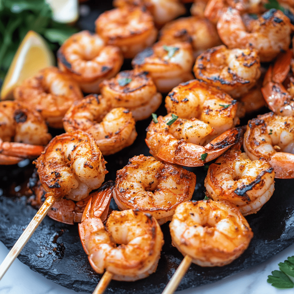 Spicy Grilled Shrimp Skewers