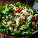 Spinach Salad with Poppy Seed Dressing