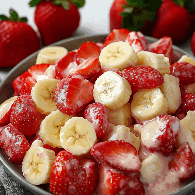 Strawberry Banana Salad