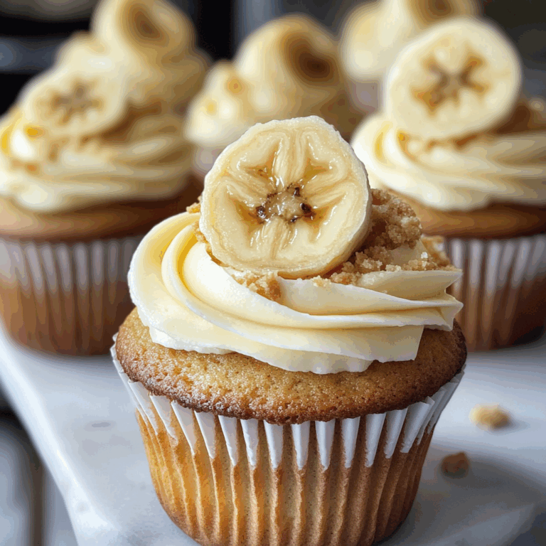 The Best Banana Cupcakes