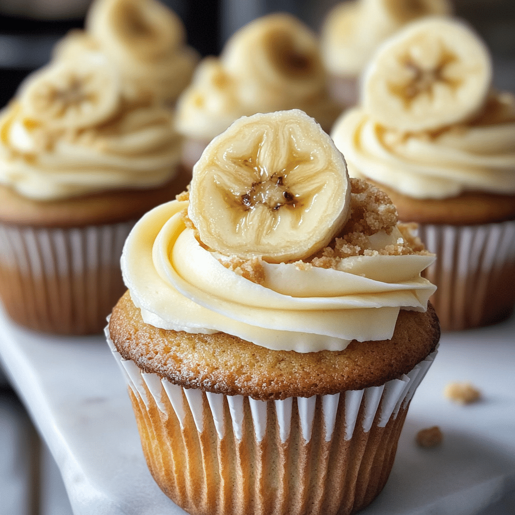 The Best Banana Cupcakes