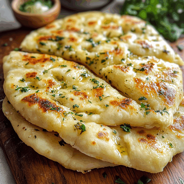 Air Fryer Garlic & Herb Flatbread