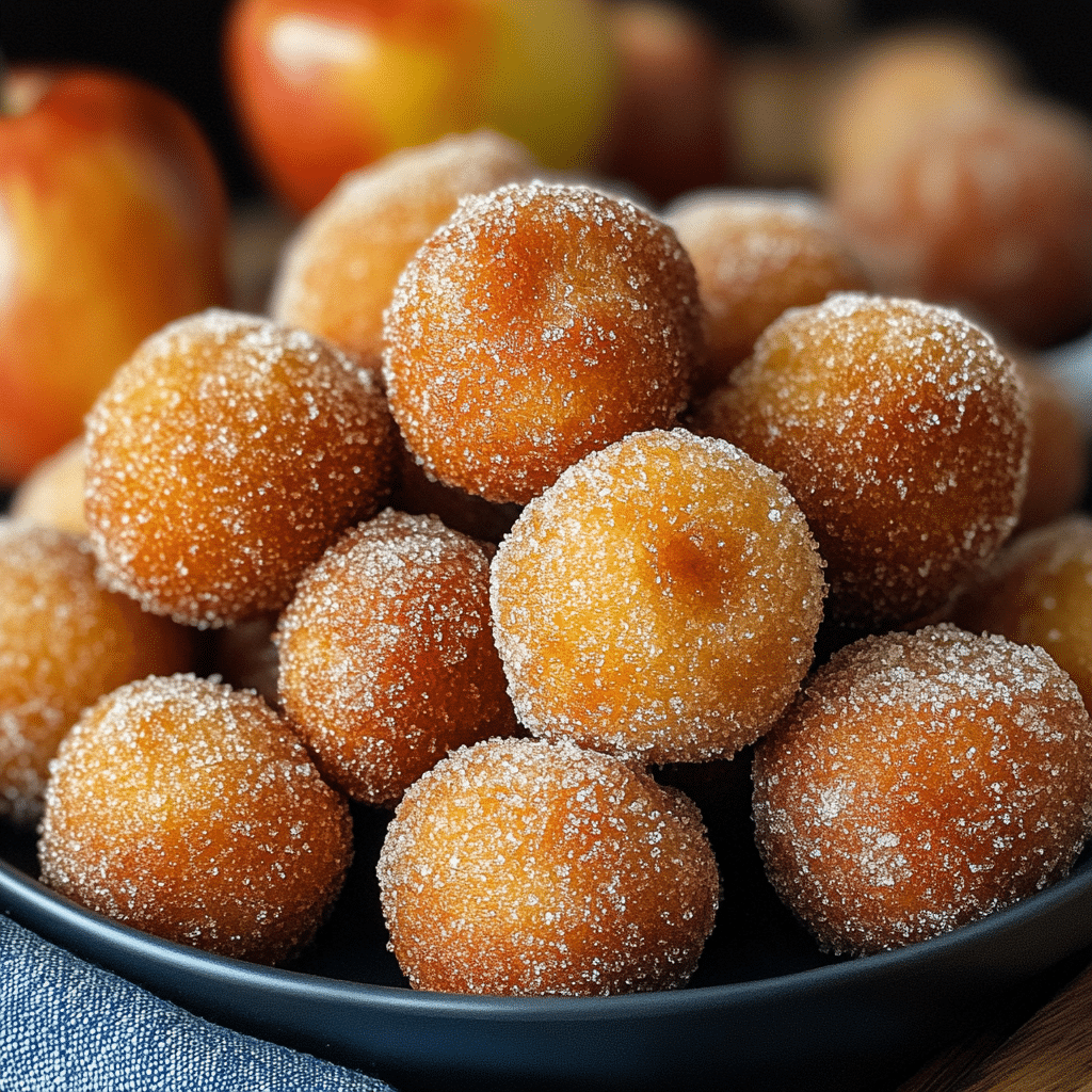 Apple Cider Doughnut Holes