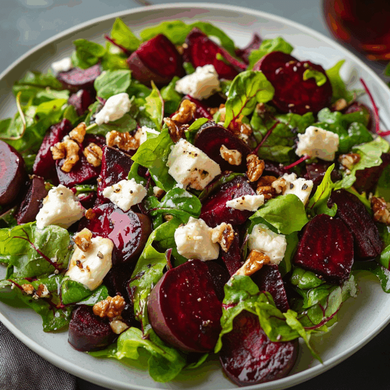 Beet Salad with Goat Cheese