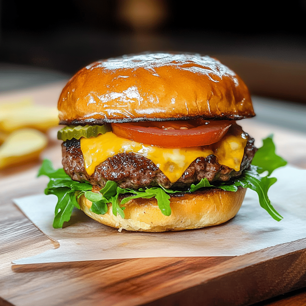 Cheddar Ranch Beef Burgers