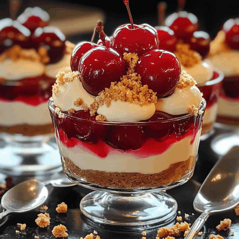 Cherry Cheesecake Trifle