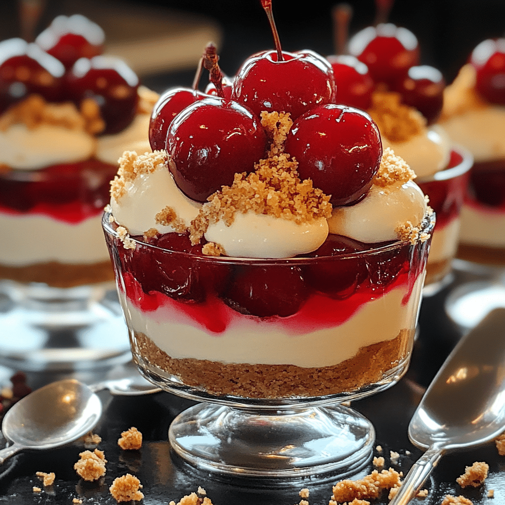 Cherry Cheesecake Trifle