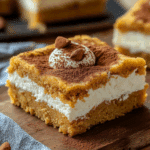 Cottage Cheese Pumpkin Spice Cake Bars